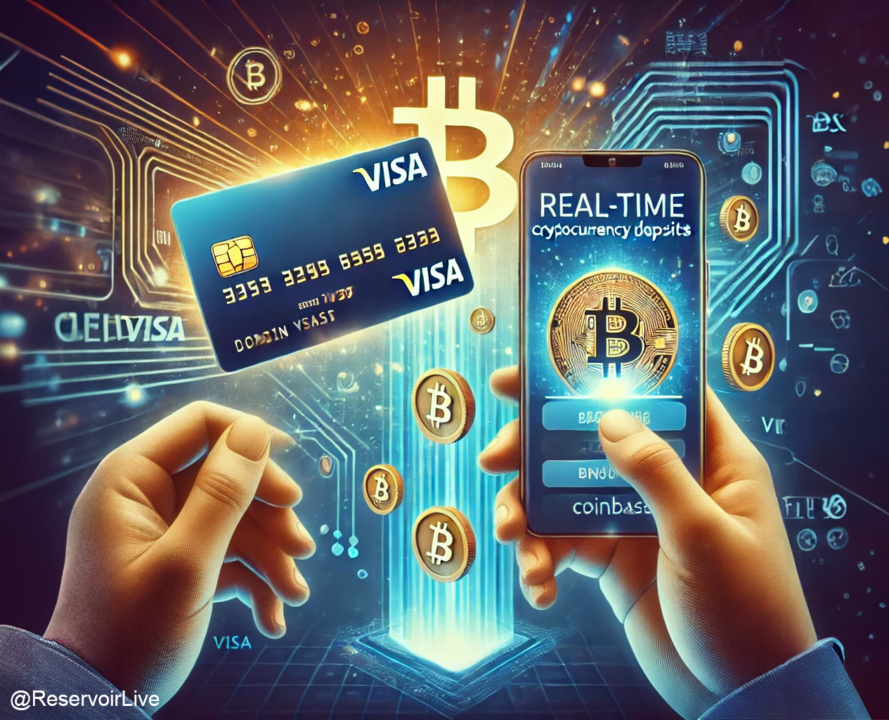 Coinbase propose des dépôts en temps réel via cartes de débit grâce à un partenariat avec Visa