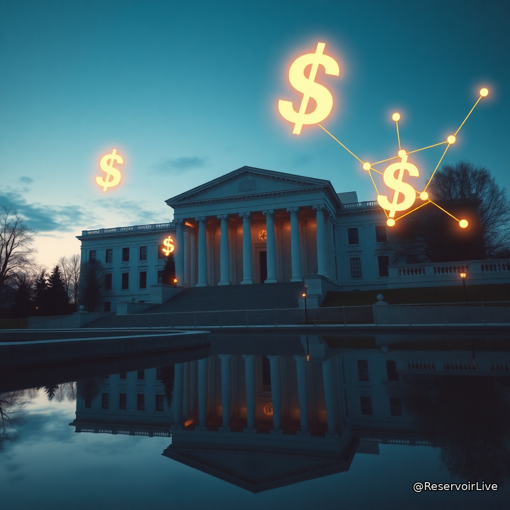 Calendrier mettant en évidence le 29 juillet 2026 avec les logos du FOMC et des stablecoins USDT USDC