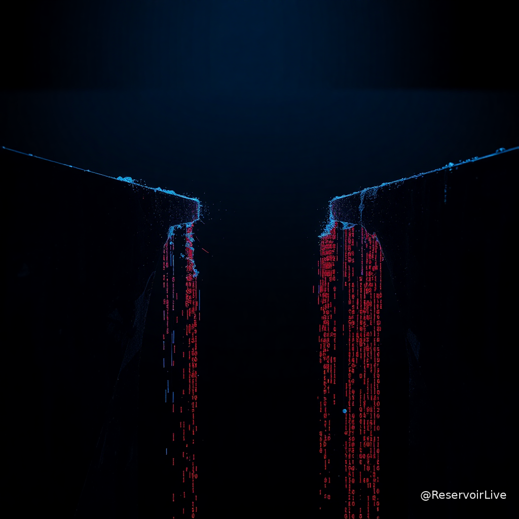 Représentation graphique d'une attaque informatique sur infrastructure blockchain avec montant volé 31,6 millions de dollars