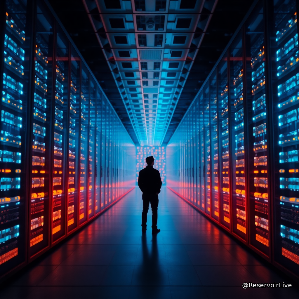 Illustration représentant une plateforme DeFi transitionnant d'une interface grand public vers une infrastructure backend pour entreprises