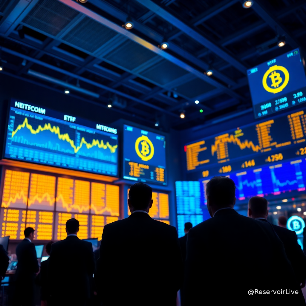 Graphique montrant les flux nets d'un milliard de dollars entrant dans les ETF spot Bitcoin américains au cours de la semaine du 8 août 2024
