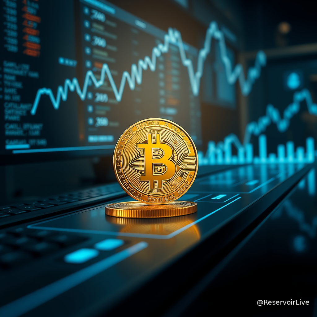 Logo Kraken et Lombard avec symbole Bitcoin et graphique de croissance