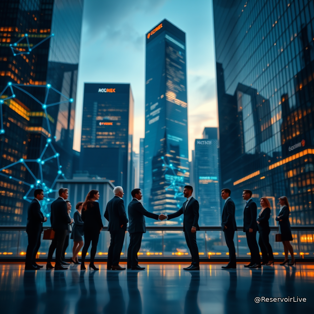 Logo Circle avec partenaires BlackRock, Visa et SBI Group pour le lancement d'Arc