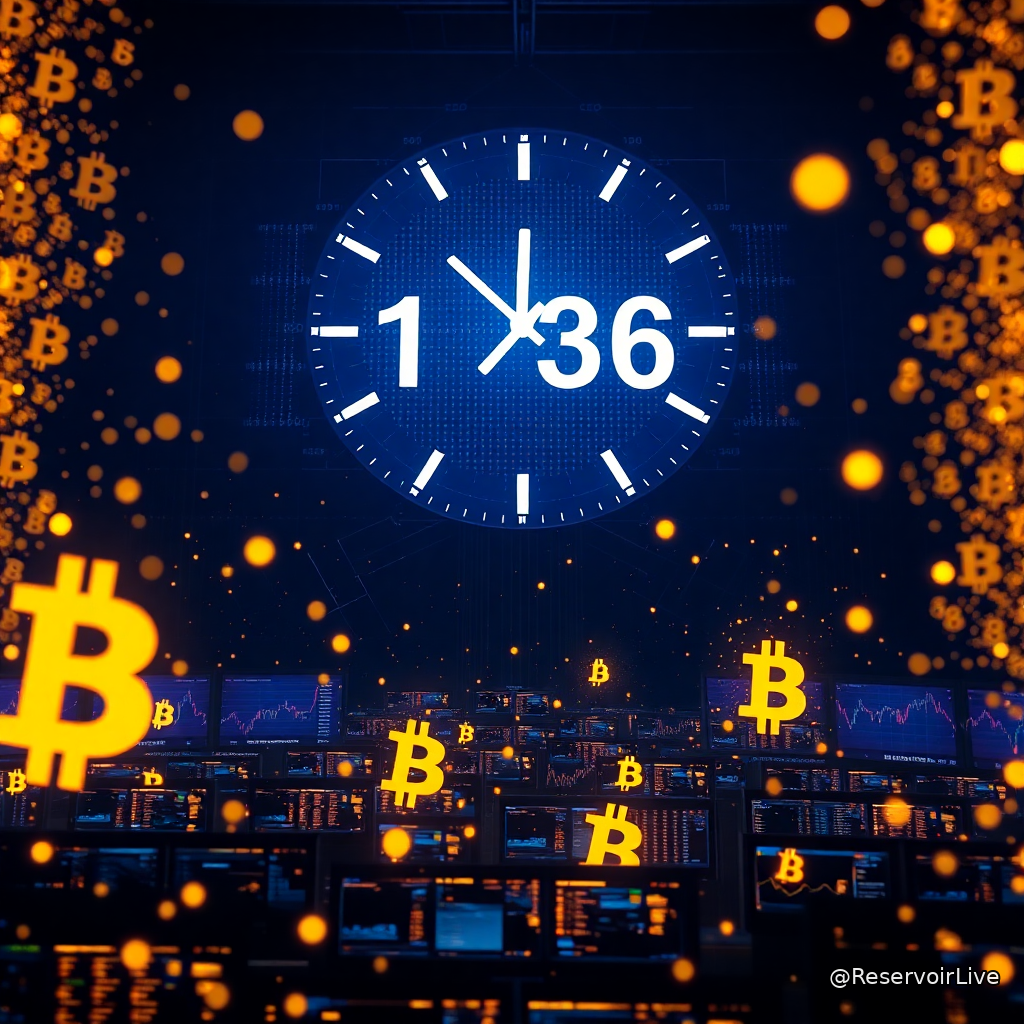 Graphique montrant l'expiration d'options Bitcoin et le prix au-dessus du max pain, avec données de marché