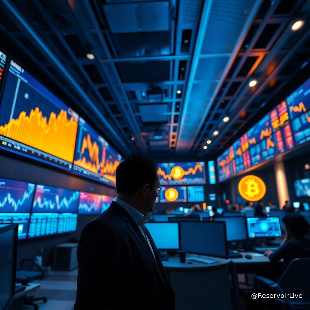 Graphique montrant les flux de collecte record des ETF Bitcoin spot américains avec progression du prix Bitcoin