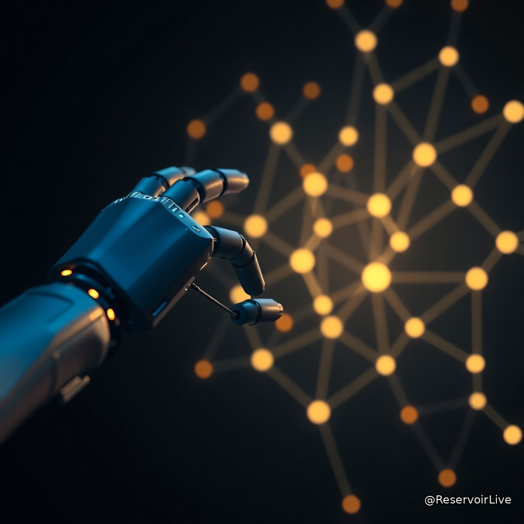 Représentation des flux de transactions blockchain avec agents IA marginaux