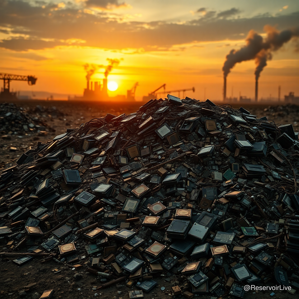 Tout le monde parle de l'IA. Personne ne montre ses 50 millions de tonnes de déchets.